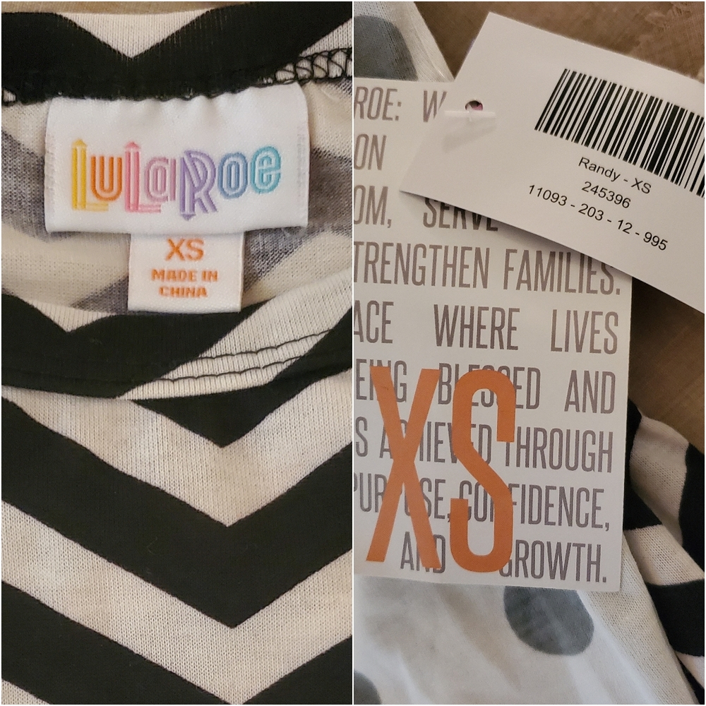 🌟NWT🌟 Fun LuLaRoe Randy Top - Picture 4 of 5